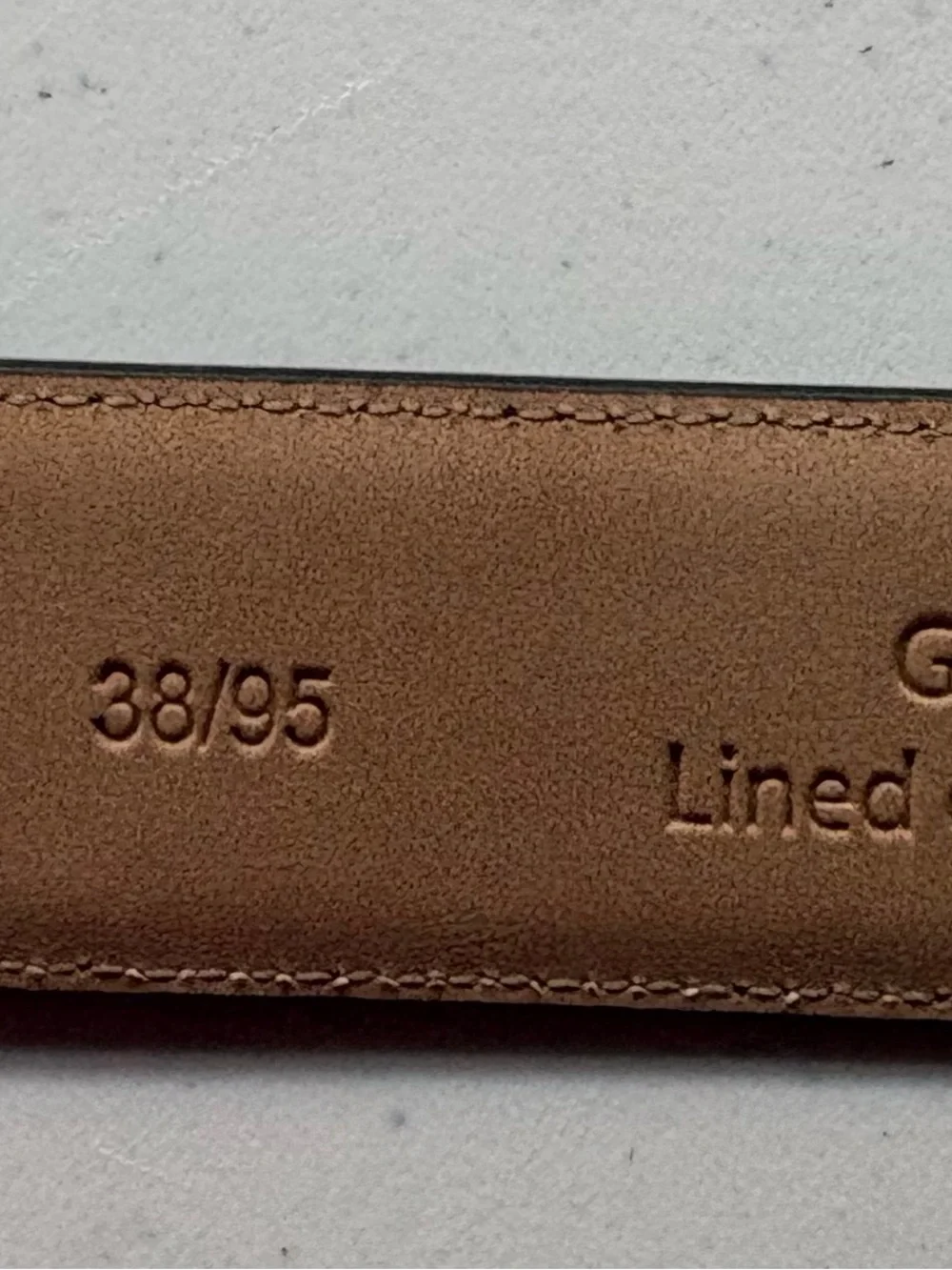 Bloomingdale’s The Men’s Store Black Leather Belt — Size 38
